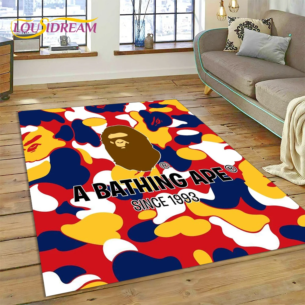 Kids Outdoor Lounge - سجادة أرضية ثلاثية الأبعاد بتصميم B-BAPE