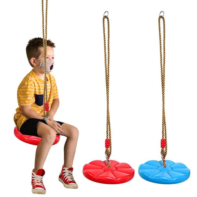 Kids Outdoor Swing And Slide - الأطفال القرص سوينغ طفل الرياضة في
