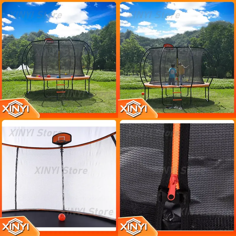 Kids Outdoor Frame - ترامبولين كلاسيكي من زوشين، بأحجام 10