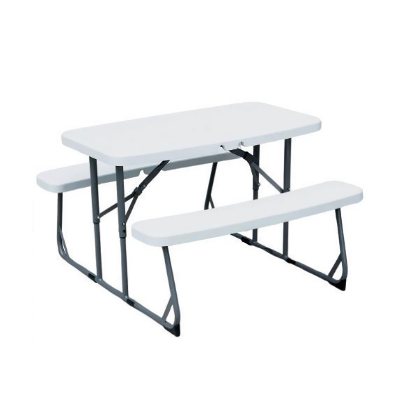 Kids Outdoor Folding Table - طاولة ومقعد بلاستيكي قابل للطي للأطفال