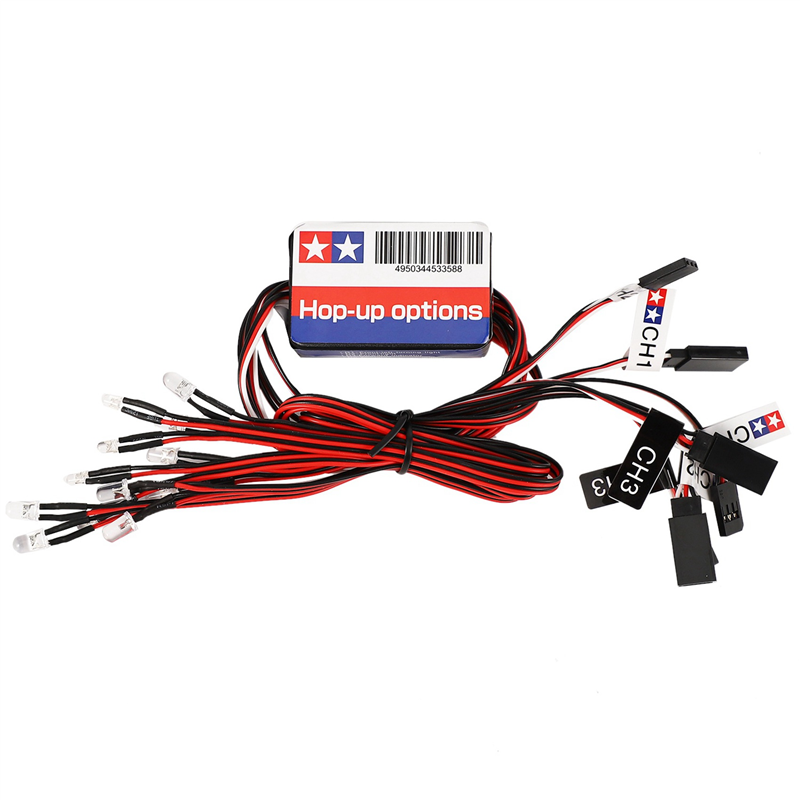 Tamiya Model Rc Car - AS96-3X 12 LED طقم الإضاءة توجيه