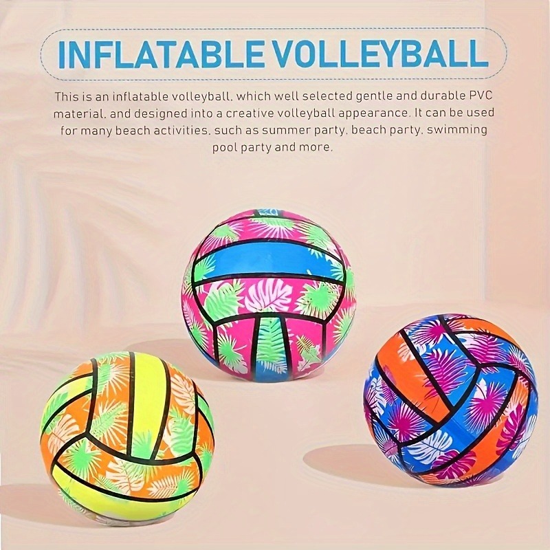 Kids Outdoor Volleyball - 4/2/1 قطعة كرات الطائرة الشاطئية القابلة