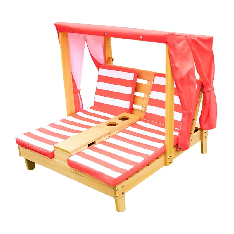 Kids Outdoor Lounge - كرسي استرخاء مزدوج المقعد للأطفال للاستخدام