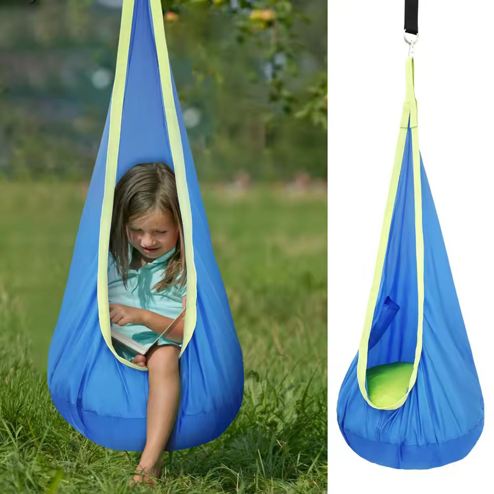 كرسي أرجوحة للأطفال من النايلو - مراجعة Kids Outdoor Swing And Slide وسعره