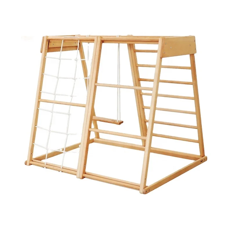سلم حبال خشبي للأطفال للاستخدا - مراجعة Kids Outdoor Frame وسعره