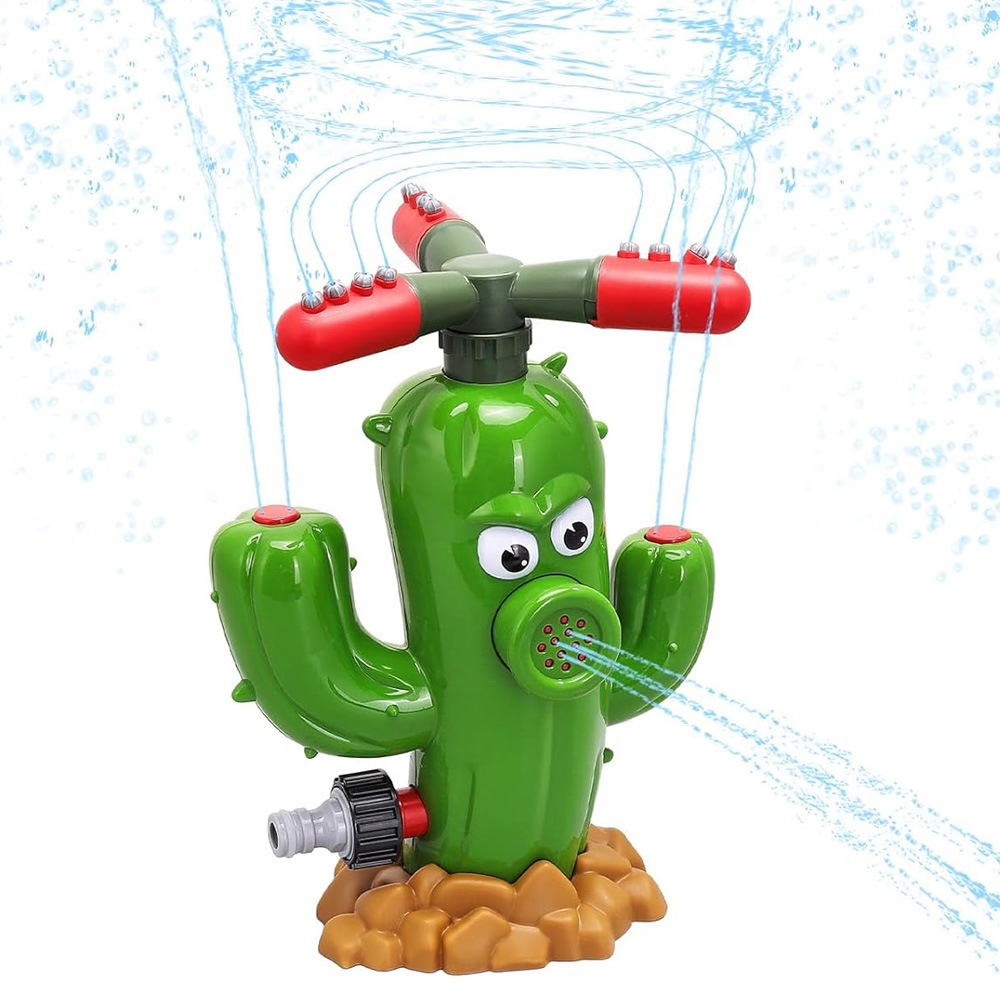 لعبة رش الماء على شكل صبار، مر - مراجعة Kids Outdoor Yard Toys وسعره