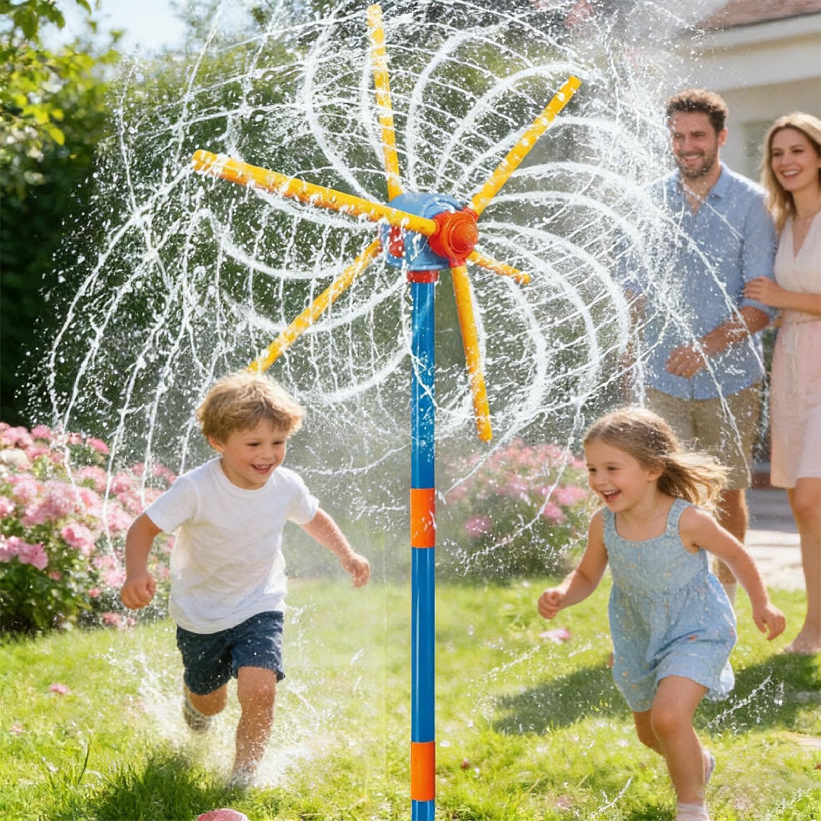 رشاش مياه للأطفال على شكل طاحو - مراجعة Kids Outdoor Yard Toys وسعره