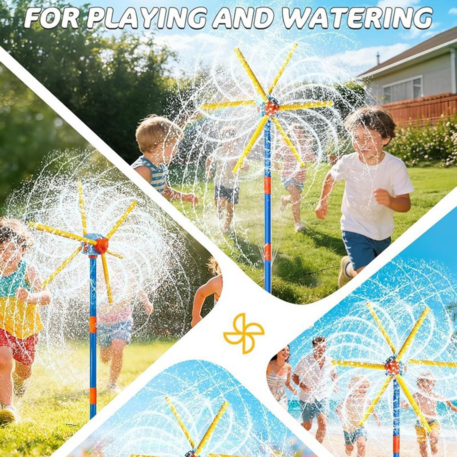 رشاش مياه للأطفال على شكل طاحو - مراجعة Kids Outdoor Yard Toys وسعره