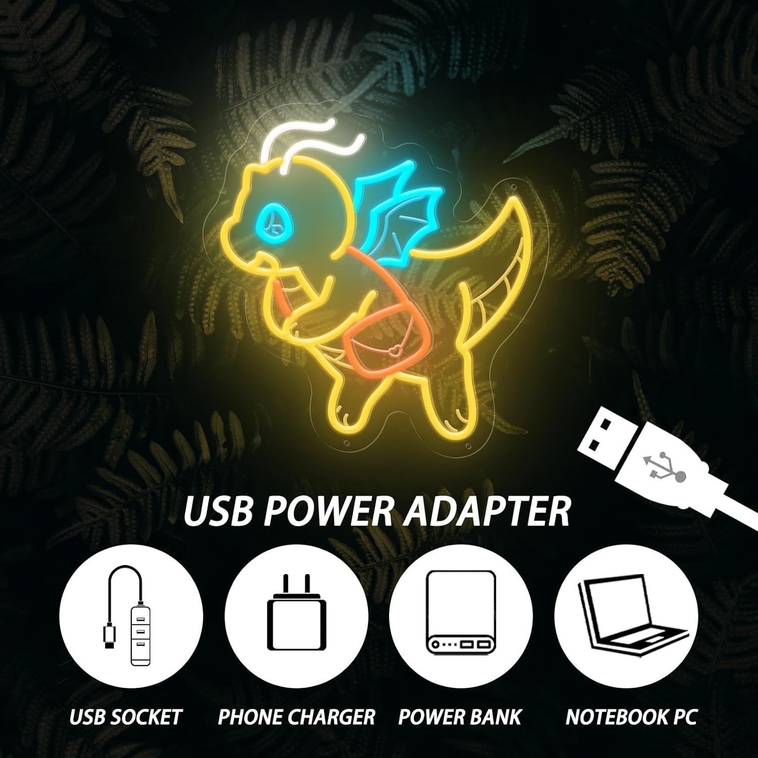 USB عكس الضوء لطيف ديناصور ضوء - مراجعة Kids Outdoor Ideas وسعره