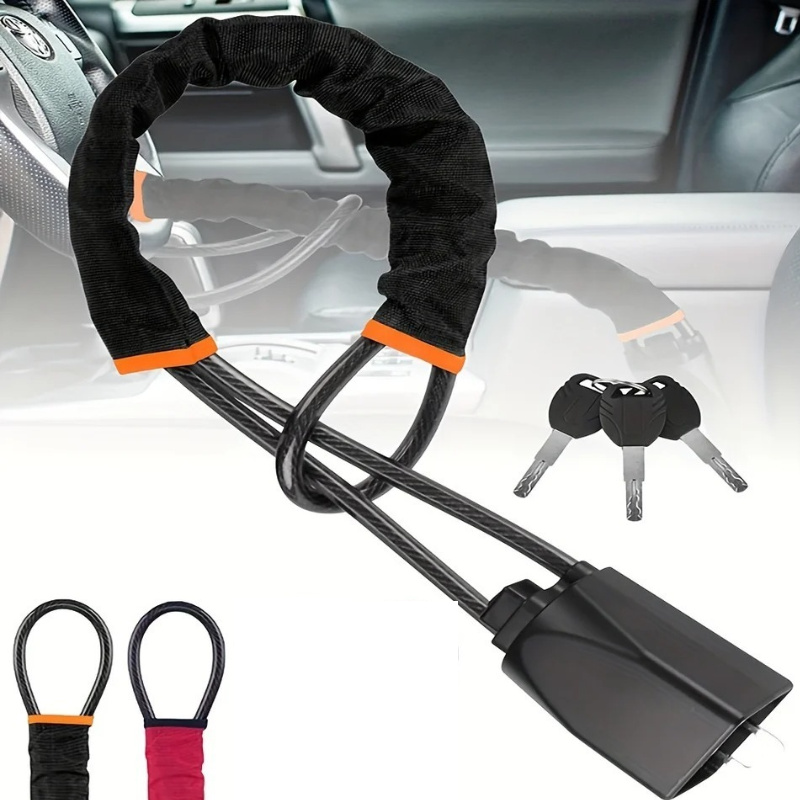 قفل عجلة قيادة السيارة العالمي - مراجعة Swing Seat Belt وسعره