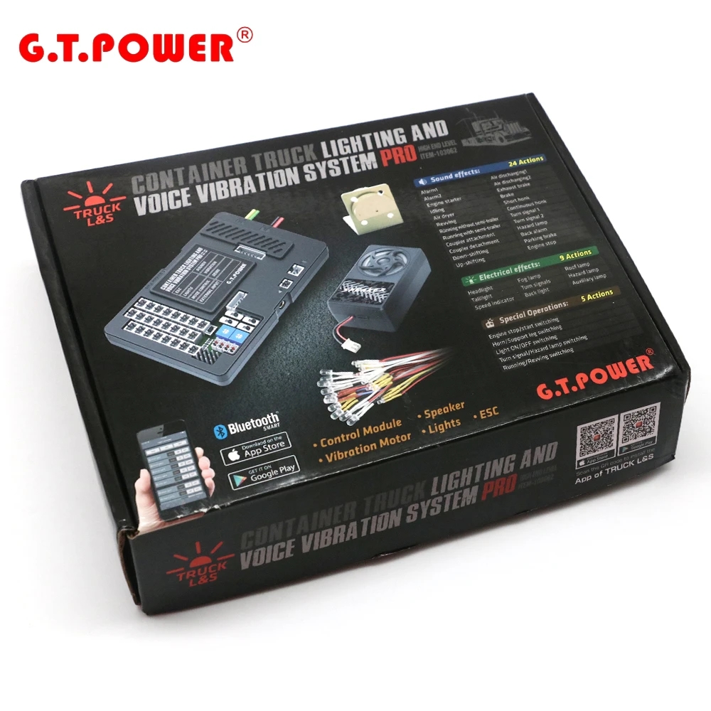 G.T.POWER حاوية شاحنة الإضاءة  - مراجعة Tamiya Model Rc Car وسعره