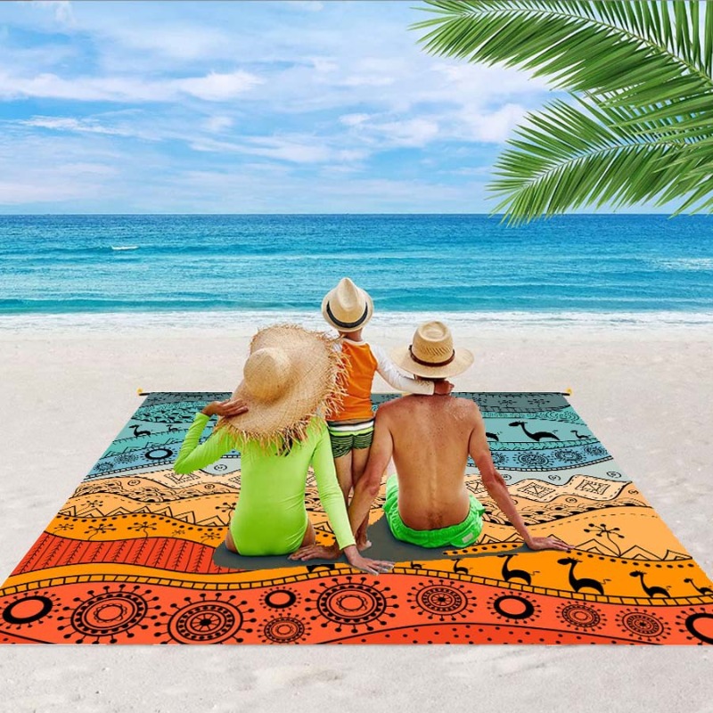 بطانية شاطئ كبيرة مقاومة للماء - مراجعة Kids Outdoor Mat Waterproof وسعره