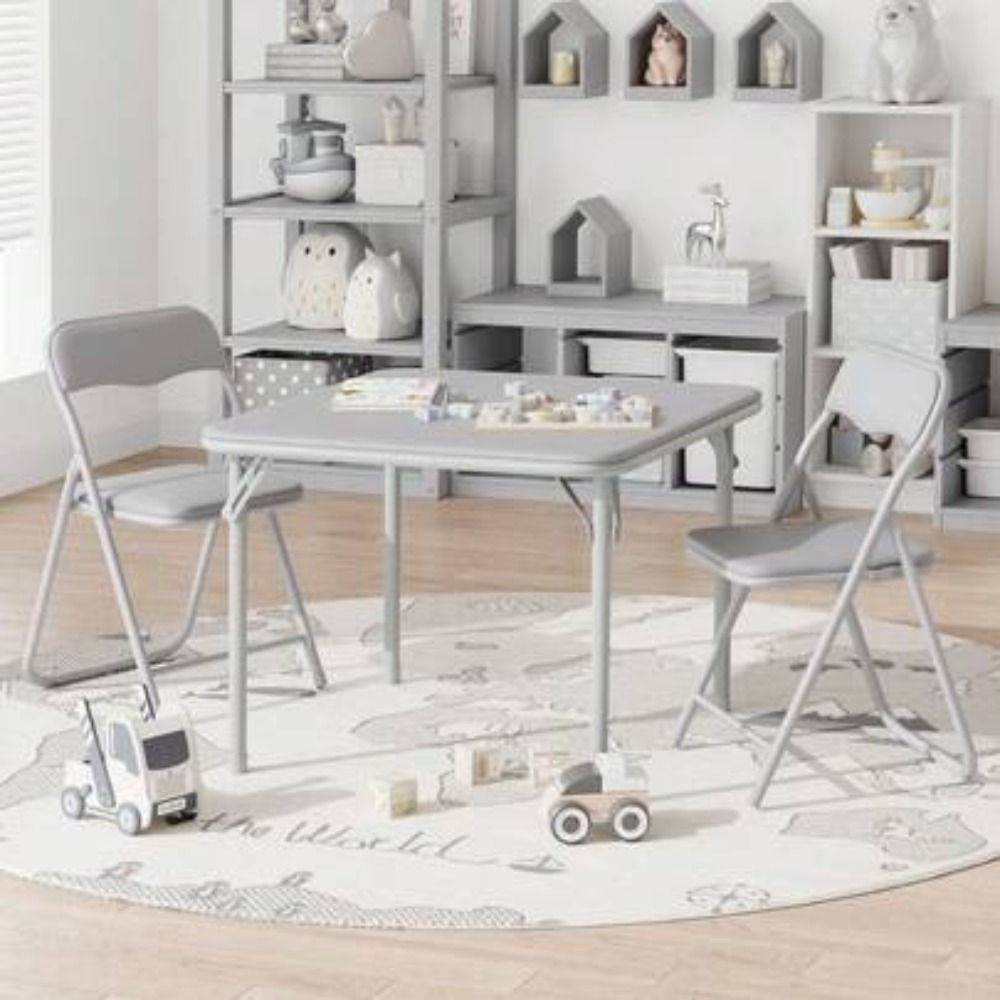طقم طاولة وكراسي قابلة للطي مك - مراجعة Kids Outdoor Folding Table وسعره
