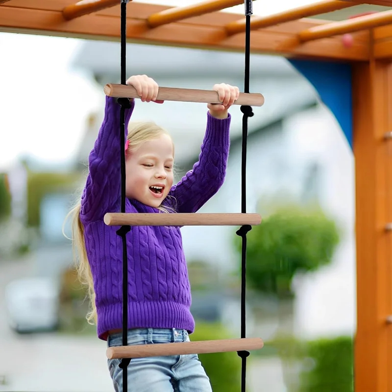 الأطفال تسلق سلم حبل أرجوحة خش - مراجعة Kids Outdoor Swing And Slide وسعره