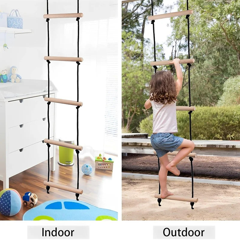 الأطفال تسلق سلم حبل أرجوحة خش - مراجعة Kids Outdoor Swing And Slide وسعره