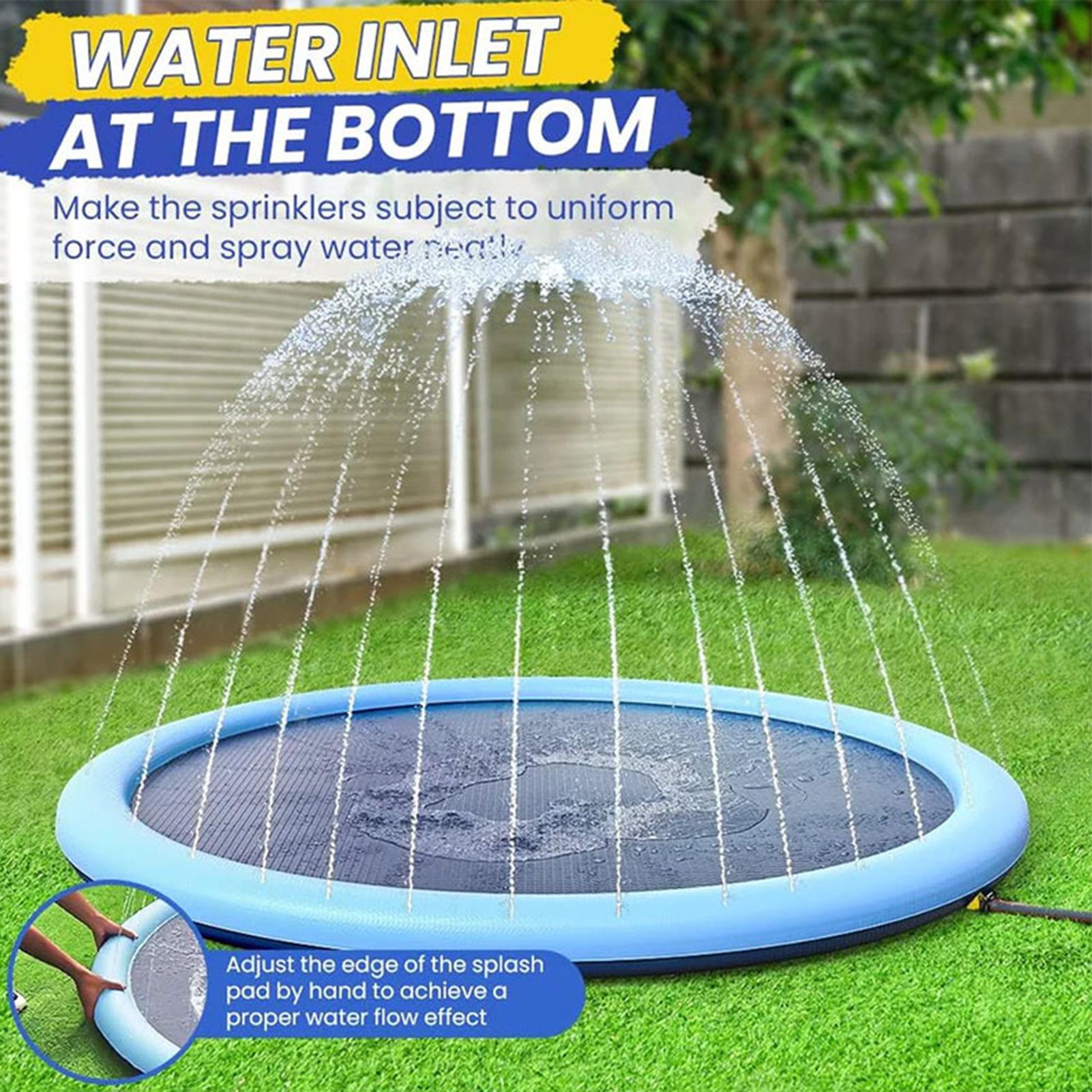 بساط رشاش ماء سميك للكلاب، لعب - مراجعة Slip Slide Water Mat وسعره