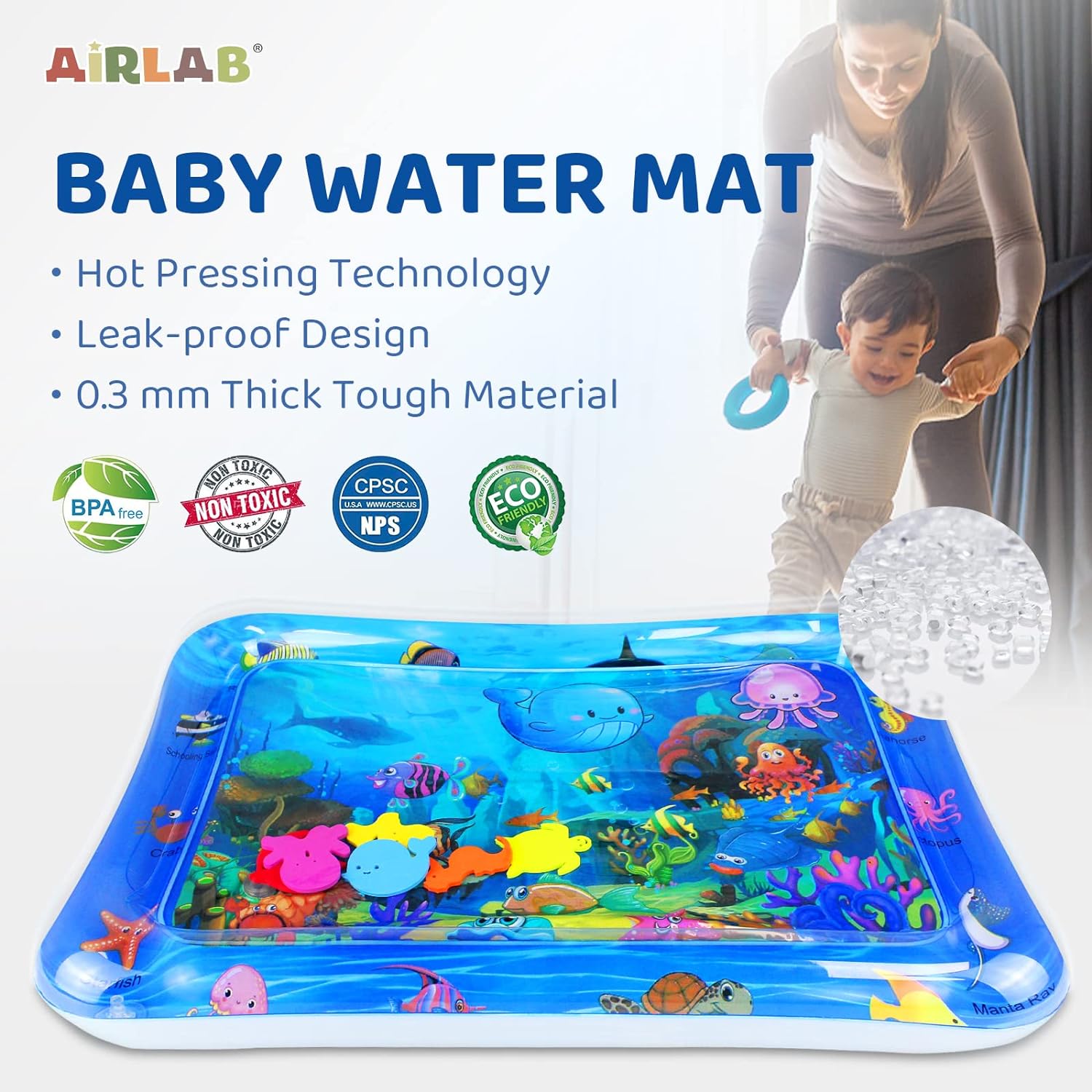 سجادة لعب مائية للأطفال، وسادة - مراجعة Slip Slide Water Mat وسعره