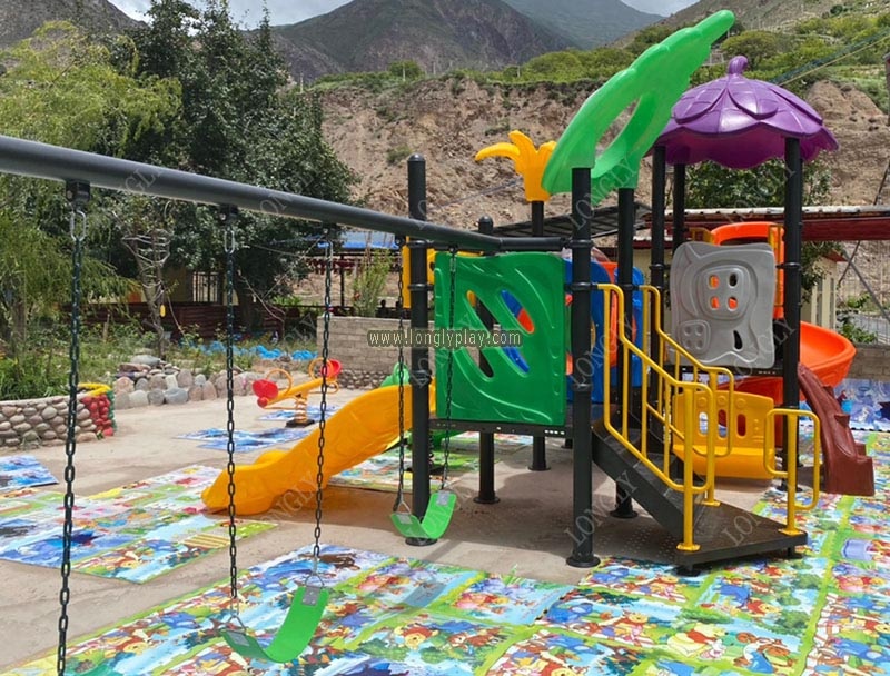 زحليقة أطفال متعددة الوظائف من - مراجعة Kids Outdoor Swing And Slide وسعره