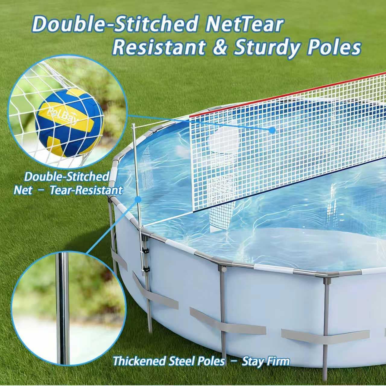 شبكة كرة طائرة قابلة للتعديل ل - مراجعة Kids Outdoor Volleyball Net وسعره
