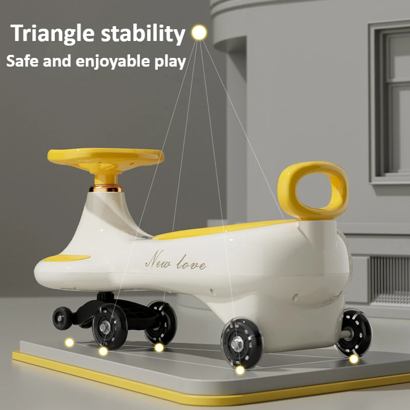 سيارة أطفال لطيفة بعجلات متحرك - مراجعة Kids Outdoor Swing And Slide وسعره