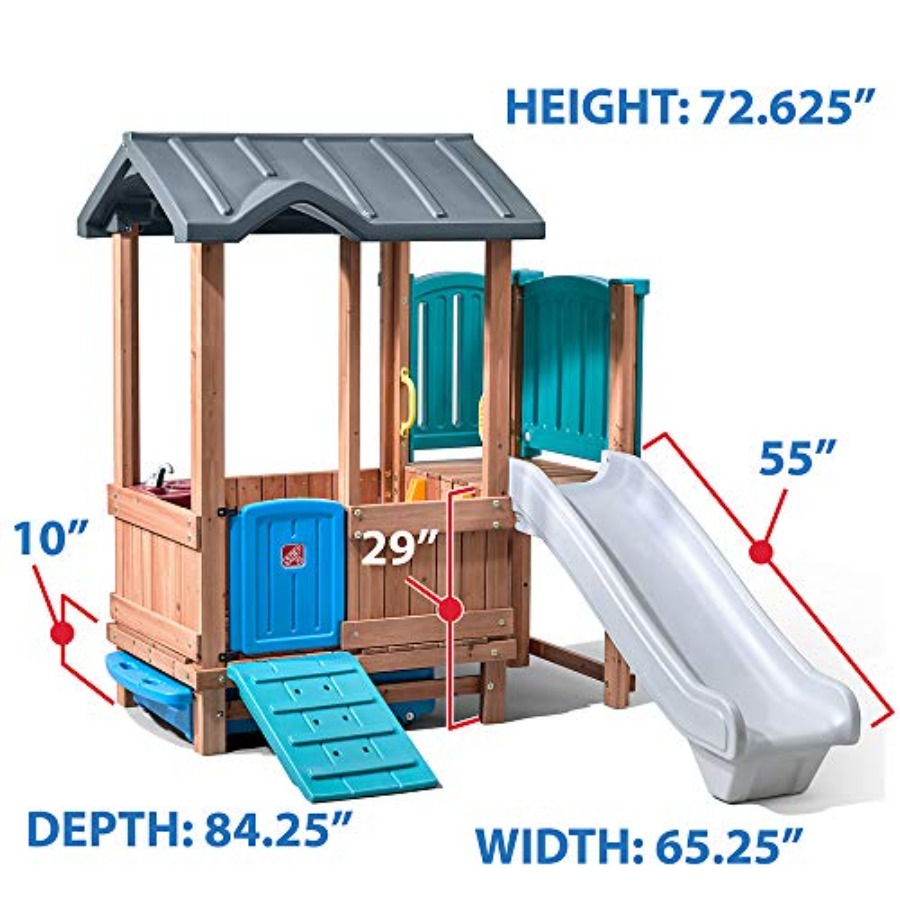 مسرح وودلاند أدفونشر، مجموعة ل - مراجعة Kids Outdoor Swing And Slide وسعره
