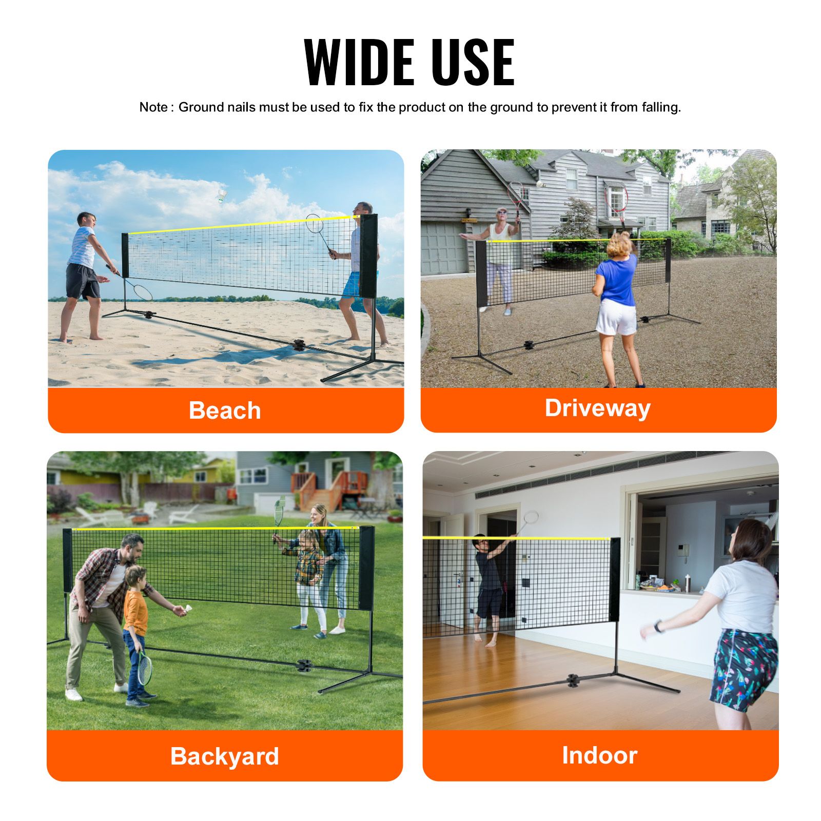 شبكة تنس الريشة، شبكة كرة الطا - مراجعة Kids Outdoor Volleyball وسعره