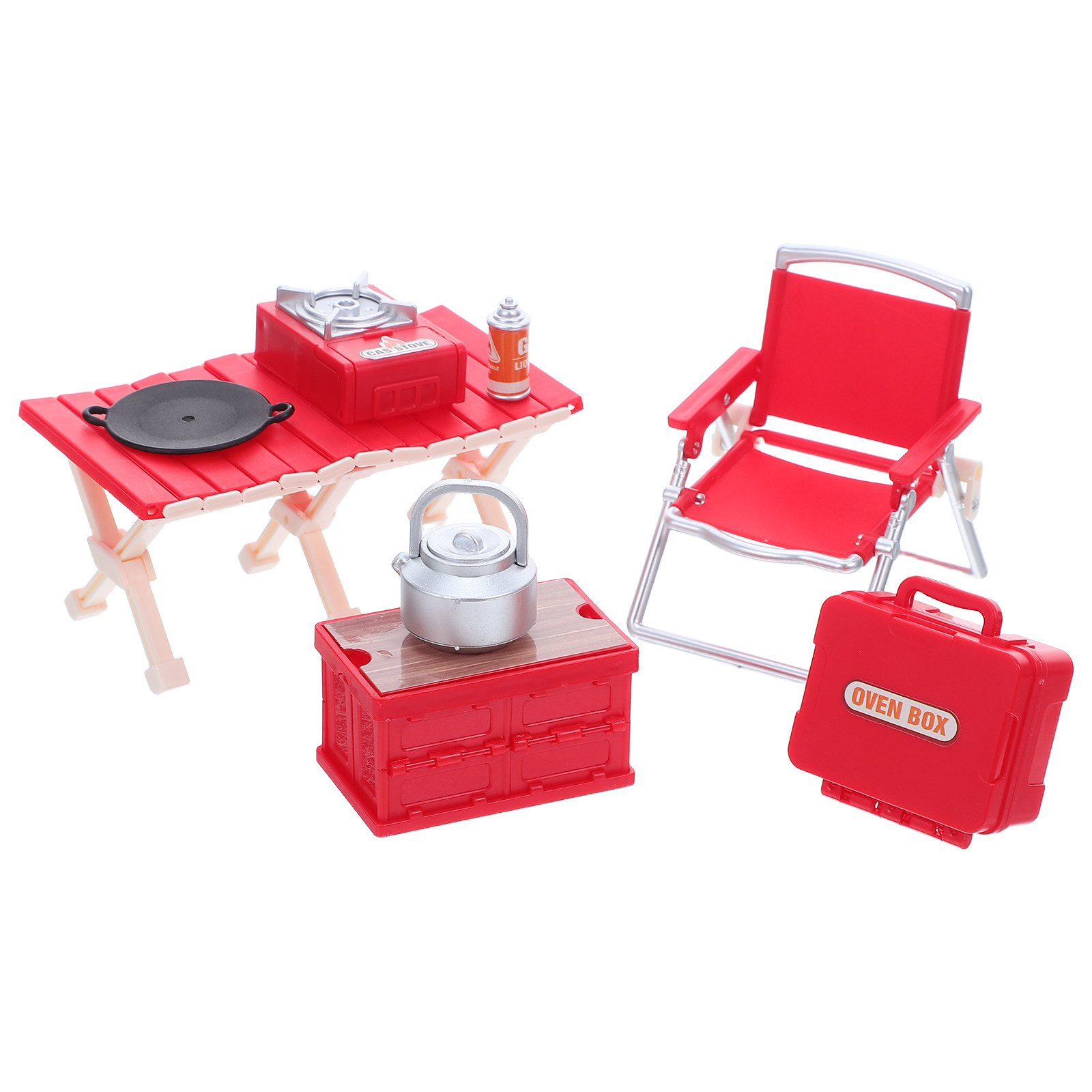 مجموعة أثاث تخييم مصغر: كراسي  - مراجعة Kids Outdoor Folding Table وسعره