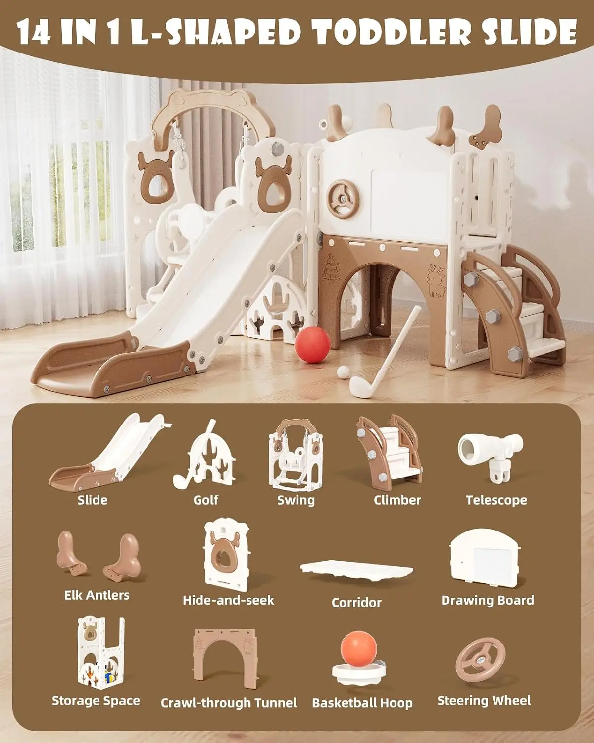 مجموعة ألعاب للأطفال الصغار 13 - مراجعة Kids Outdoor Swing And Slide وسعره