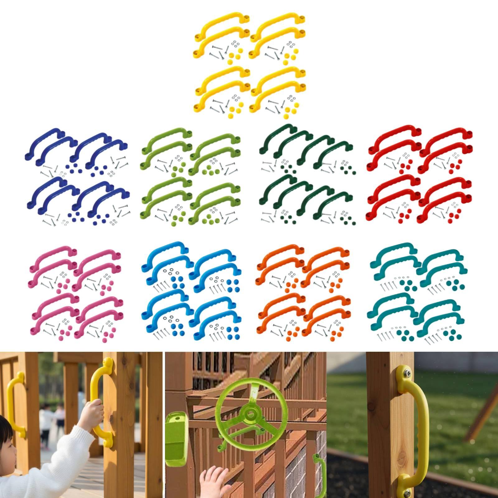 8 قطع مقابض إطار التسلق سهلة ا - مراجعة Kids Outdoor Frame وسعره
