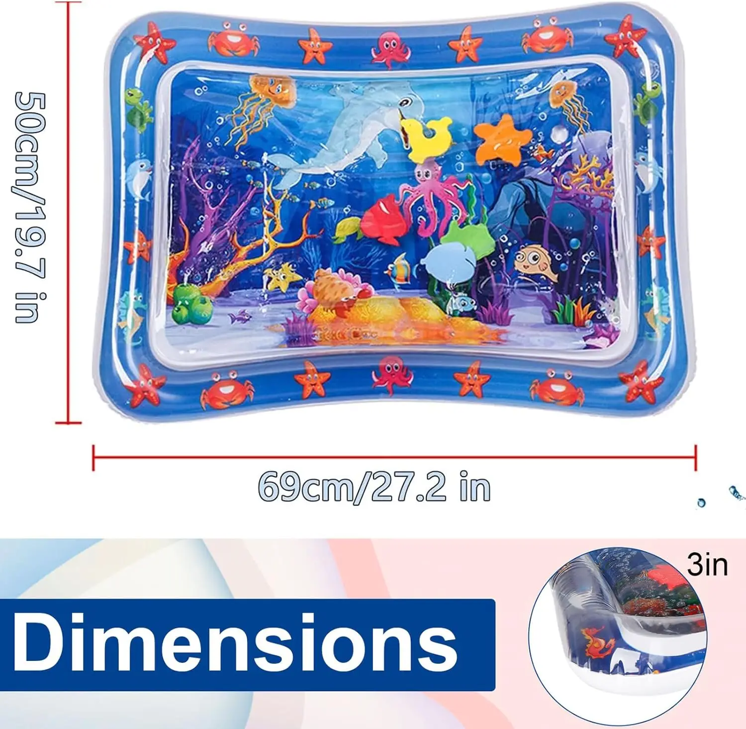 سجادة لعب حسية مائية سميكة قاب - مراجعة Slip Slide Water Mat وسعره