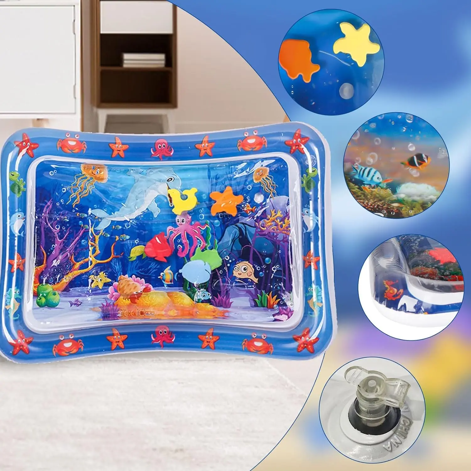 سجادة لعب حسية مائية سميكة قاب - مراجعة Slip Slide Water Mat وسعره