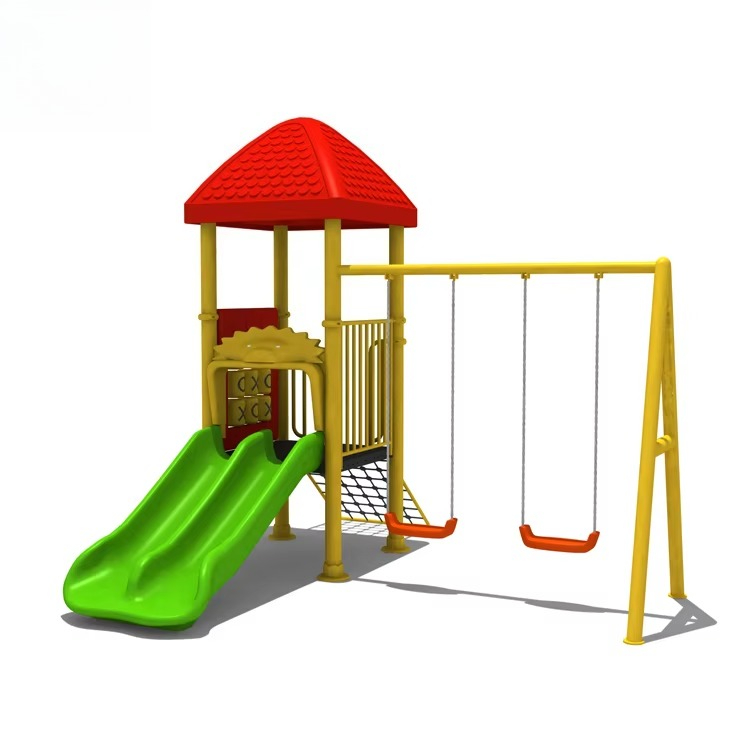 معدات ملعب من الفولاذ، أرجوحة  - مراجعة Kids Outdoor Swing And Slide وسعره