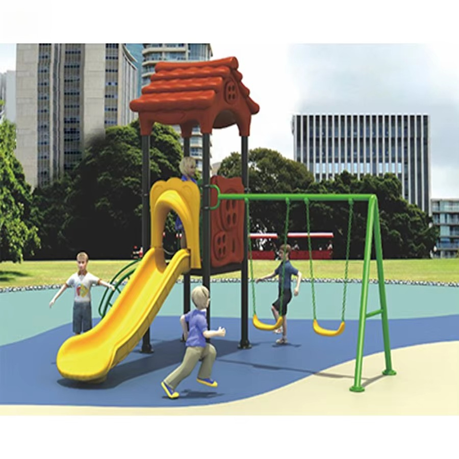 معدات ملعب من الفولاذ، أرجوحة  - مراجعة Kids Outdoor Swing And Slide وسعره