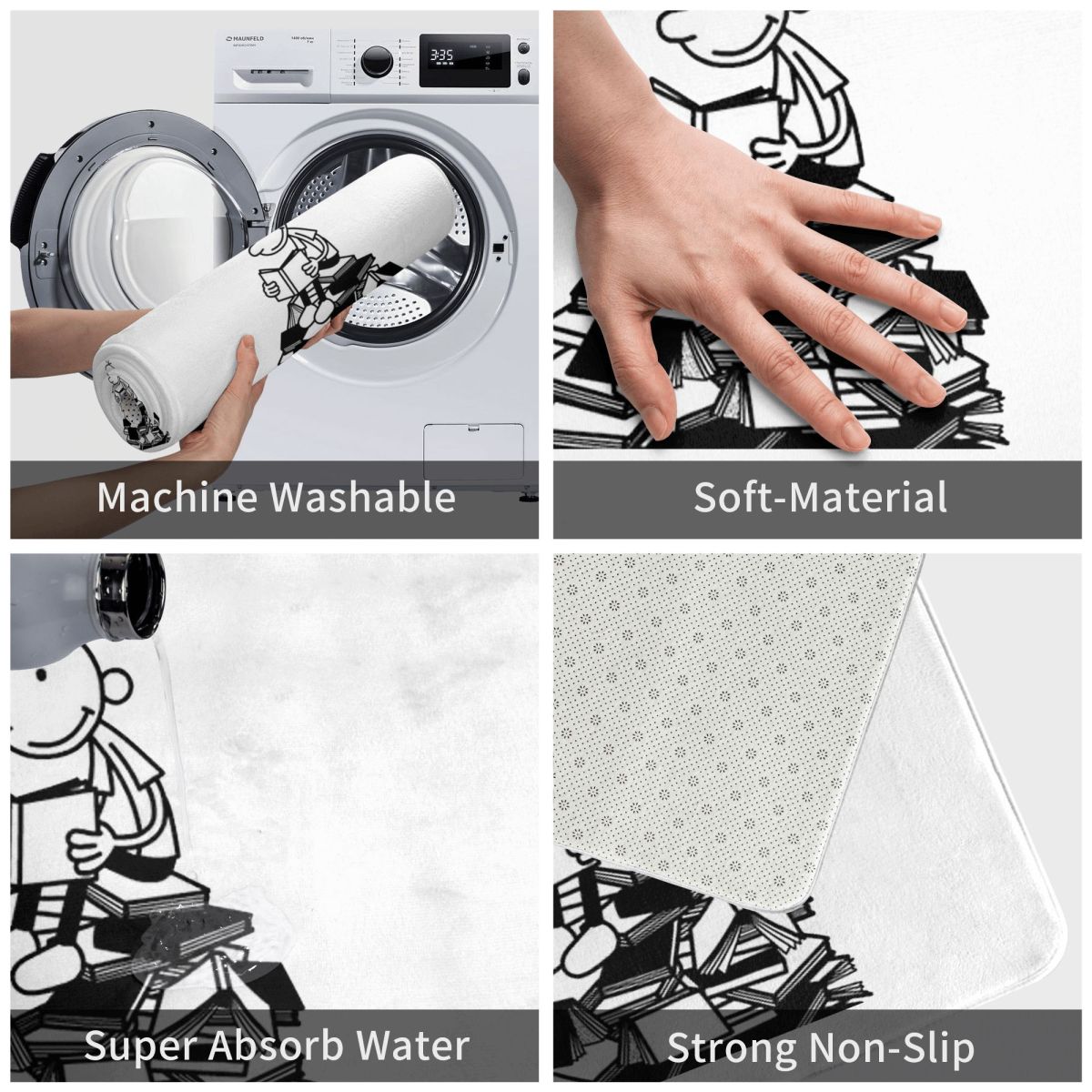 سجادة أرضية غير قابلة للانزلاق - مراجعة Kids Outdoor Mat Waterproof وسعره