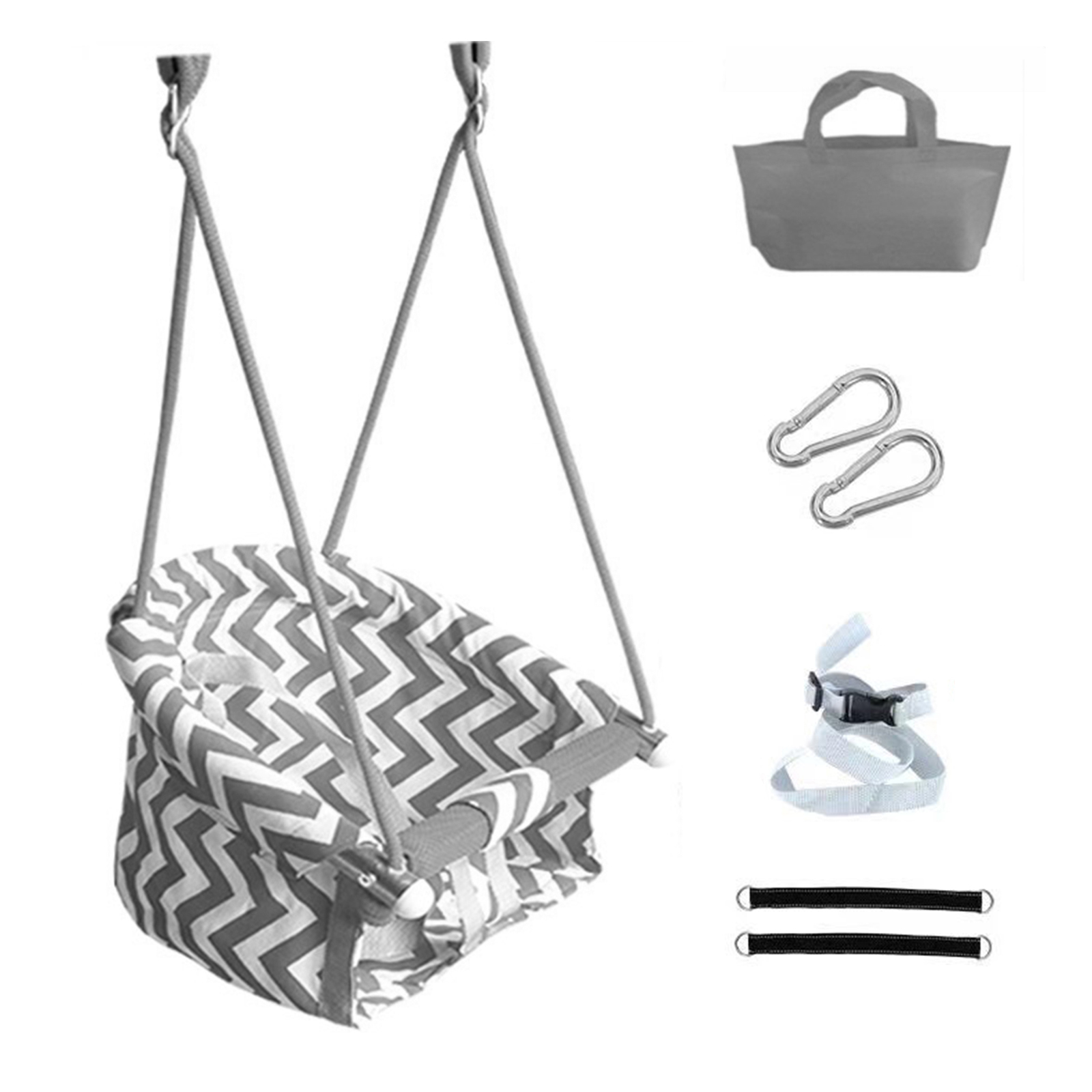 أرجوحة أطفال معلقة بحزام قابل  - مراجعة Kids Outdoor Swing And Slide وسعره