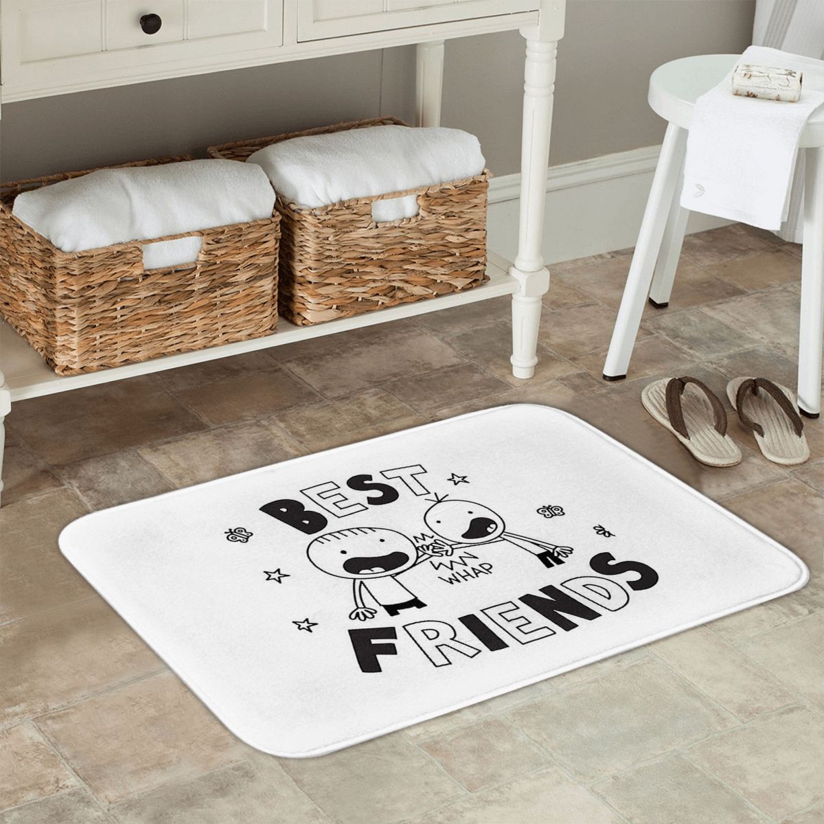 سجادة أرضية ماصة للسوائل وغير  - مراجعة Kids Outdoor Mat Waterproof وسعره