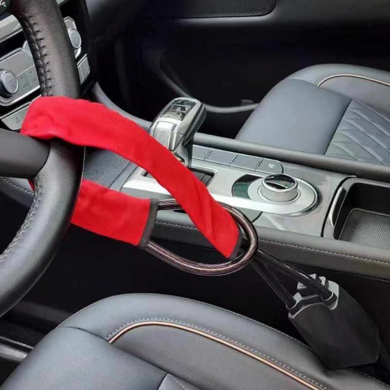 قفل عجلة القيادة الفولاذي وحزا - مراجعة Swing Seat Belt وسعره