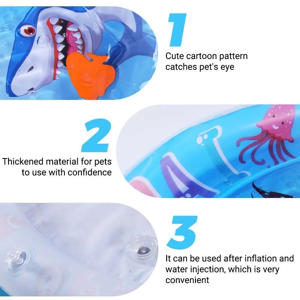 القطط الحسية لعب المياه حصيرة  - مراجعة Slip Slide Water Mat وسعره