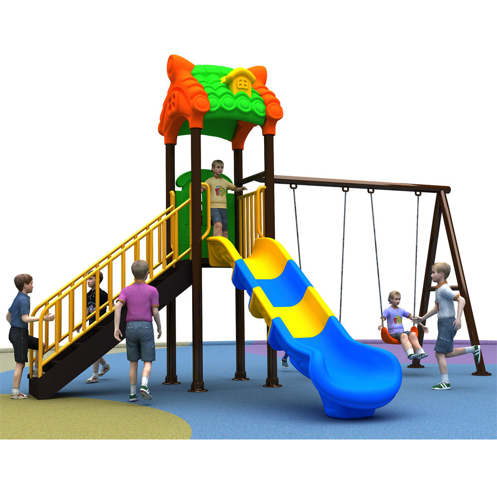 حار بيع الأطفال في الهواء الطل - مراجعة Kids Outdoor Swing And Slide وسعره
