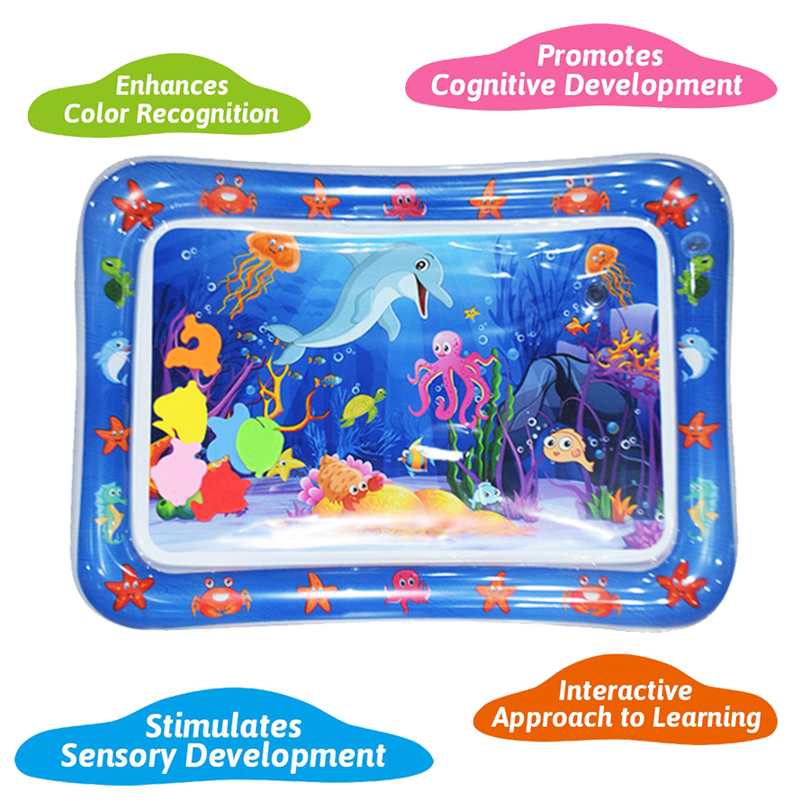 طفل المياه تلعب حصيرة نفخ وساد - مراجعة Slip Slide Water Mat وسعره