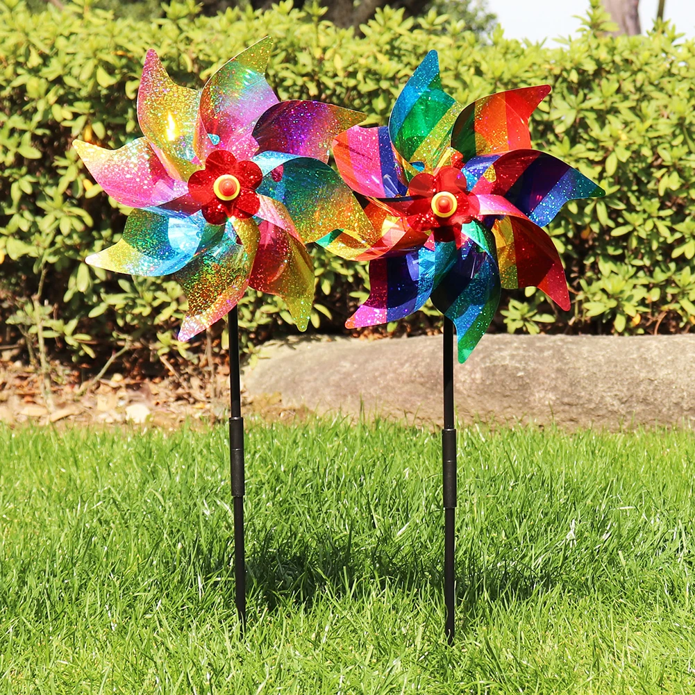 طاحونة الهواء الطيور طارد الدي - مراجعة Kids Outdoor Yard Toys وسعره