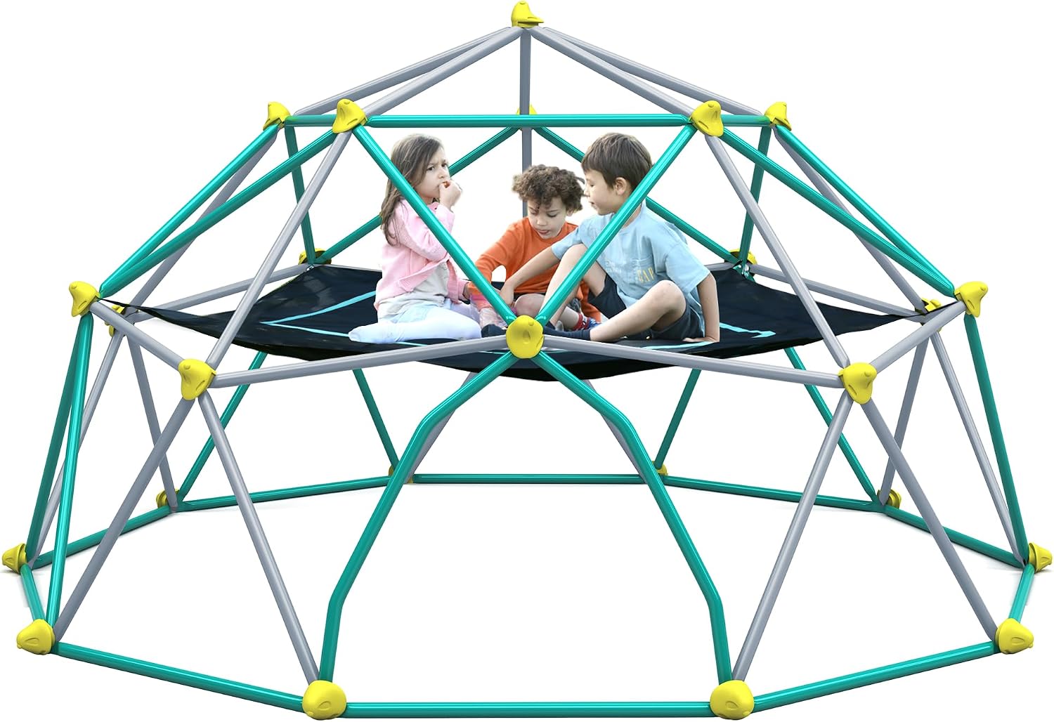 قبة تسلق بطول 13 قدم مع مظلة ل - مراجعة Kids Outdoor Jungle Gym Dome وسعره