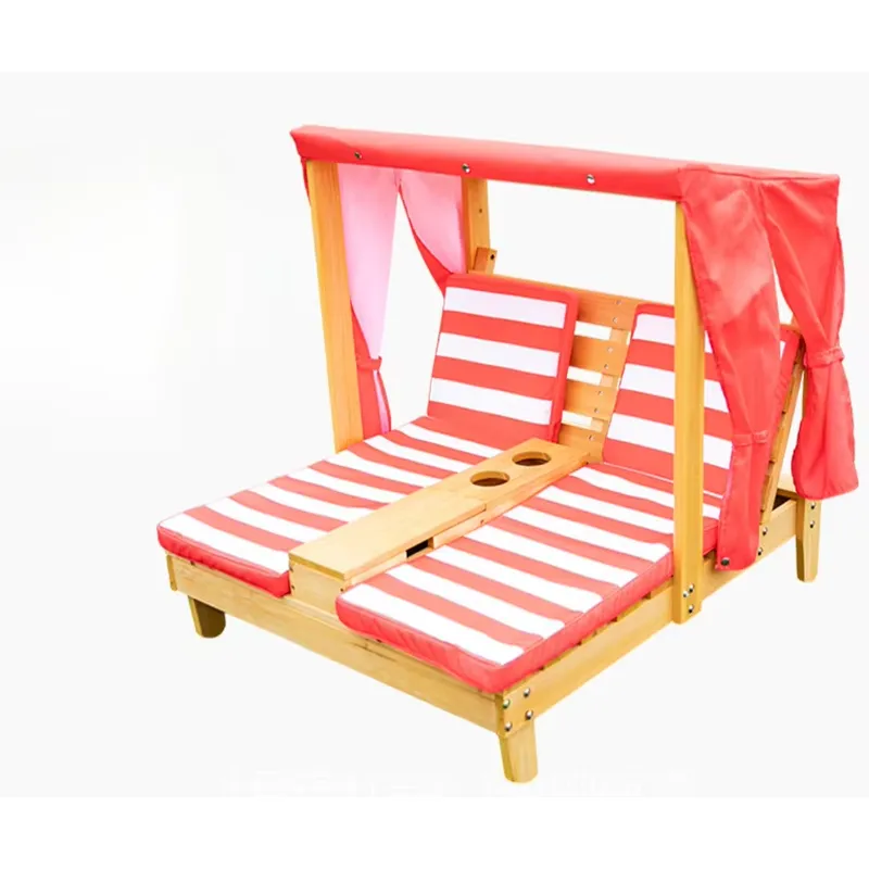 كرسي استرخاء مزدوج المقعد للأط - مراجعة Kids Outdoor Lounge وسعره