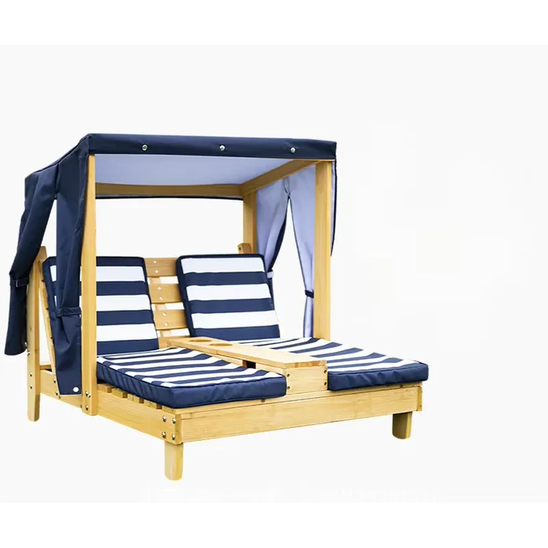 كرسي استرخاء مزدوج المقعد للأط - مراجعة Kids Outdoor Lounge وسعره